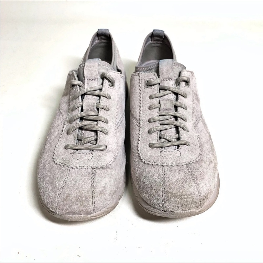 Dansko Gray Suede Leather Audra Sneakers